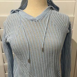 Michael Kors Croquet Knit Sweater (Light Blue)